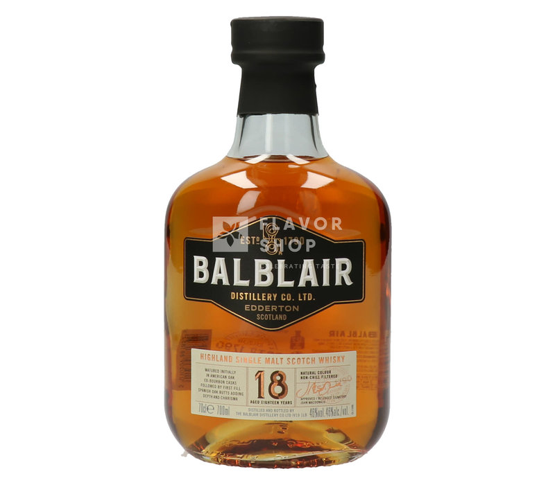 Balblair 18y Whisky 70cl