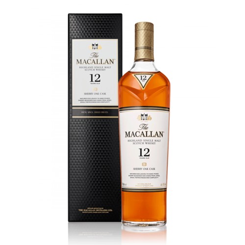 The Macallan 12 years Sherry Oak Cask Whiskey 70 cl 