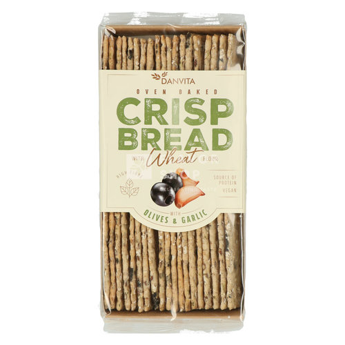 Crispbread Olijf & Knoflook 130 g 