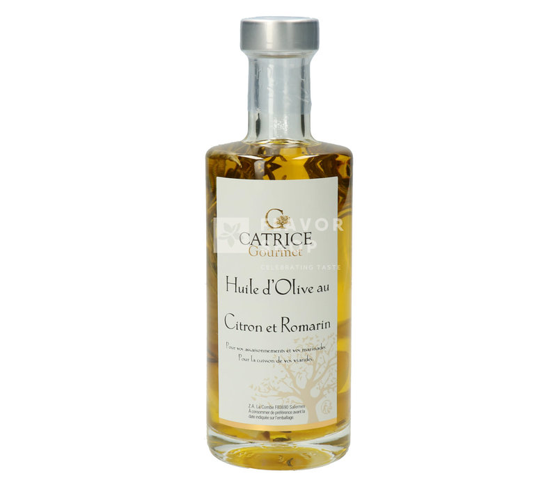 Olivenöl mit Zitrone und Rosmarin 25 cl