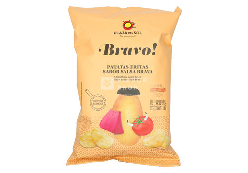 Plaza del Sol Chips Bravo - Patatas Bravas 115 g