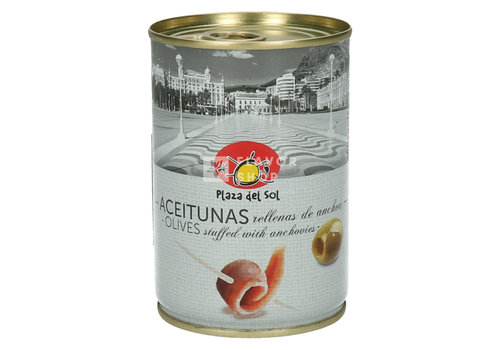 Plaza del Sol Olives aux anchois 120 g