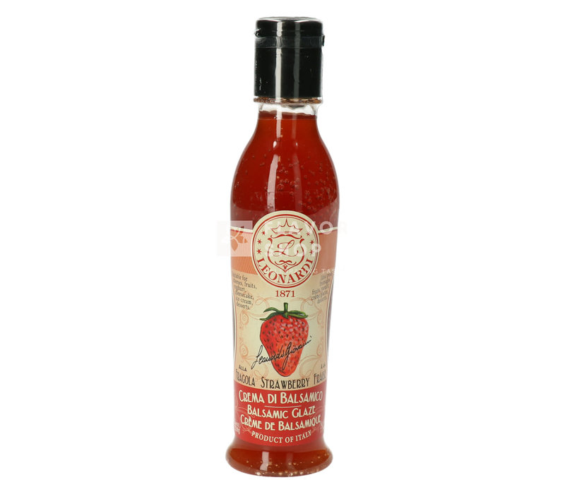 Crema di Balsamic vinegar with strawberry