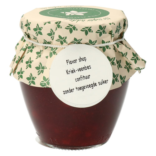 Confiture de Kriek & Cranberry 212 g Sans Sucre 