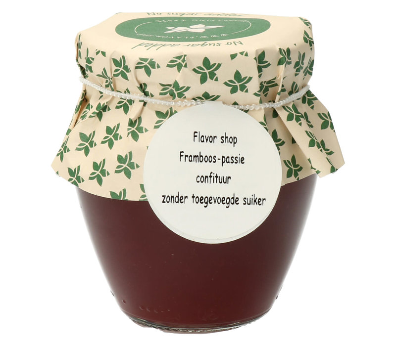 Himbeer- und Passionsfruchtmarmelade 212 g ohne Zucker