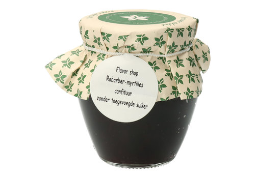 Pure Flavor Rhabarber-Blaubeer-Marmelade 212 g ohne Zucker