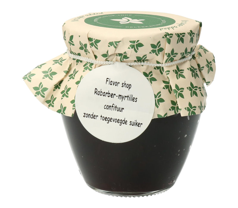 Rhabarber-Blaubeer-Marmelade 212 g ohne Zucker