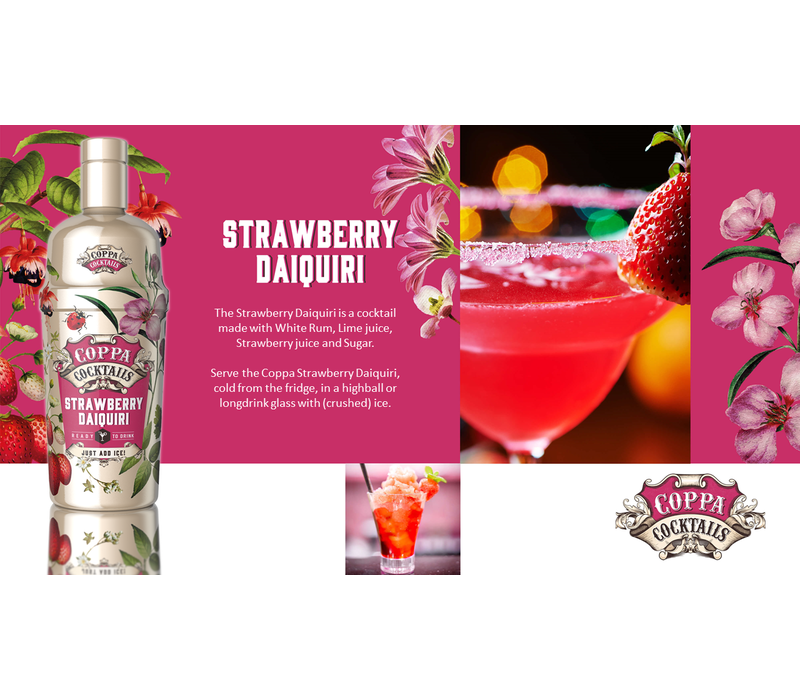 Cocktail Strawberry Daiquiri 'Prêt à boire' 70 cl