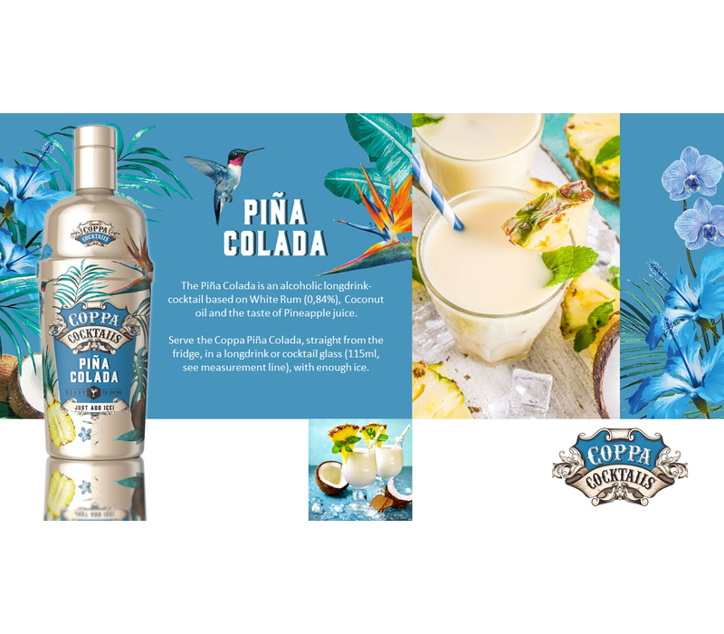 Cocktail Piña Colada 'Prêt à  boire' 70 cl