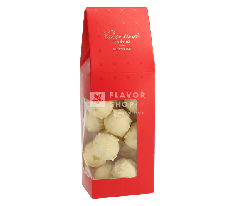 Truffels Marc de Champagne met  witte  chocolade  -  Artisanaal  +/-200  g