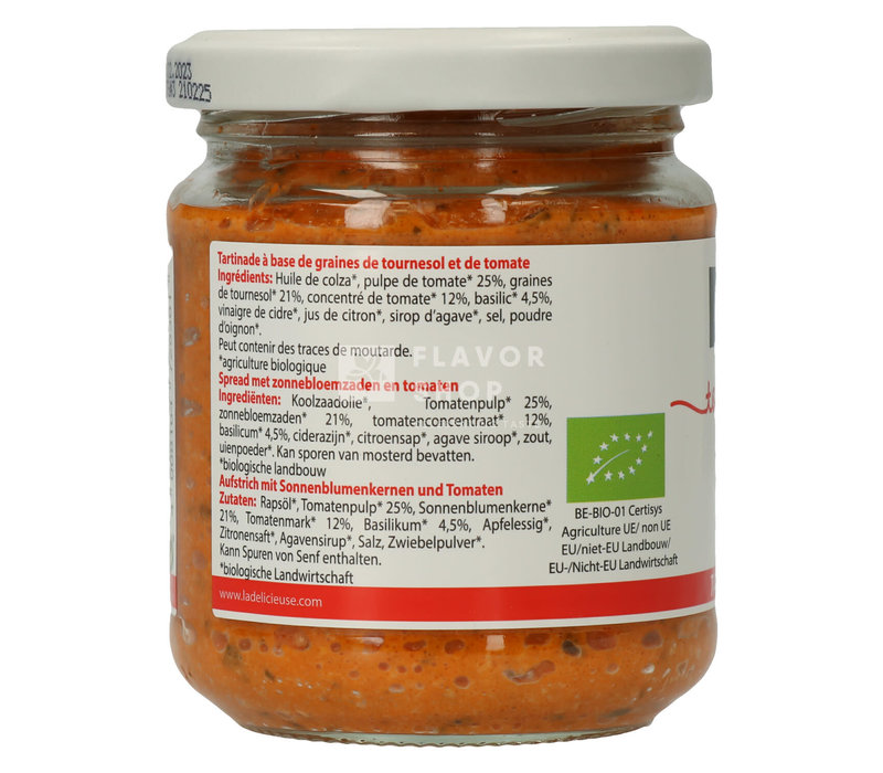 Sauce végétarienne tomate-basilic 180 g