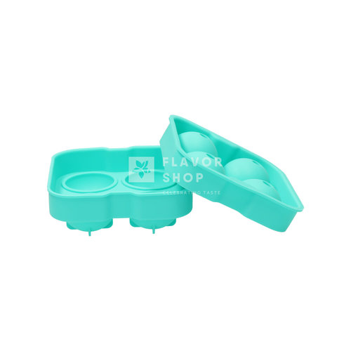 Silicone Ijsballenvorm Voor 4 Ijsballen, Groen, à˜ 4.5cm 