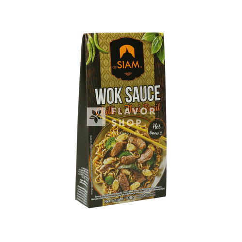 Sauce wok Chili & Thaise Basilicum Hot 100 g 