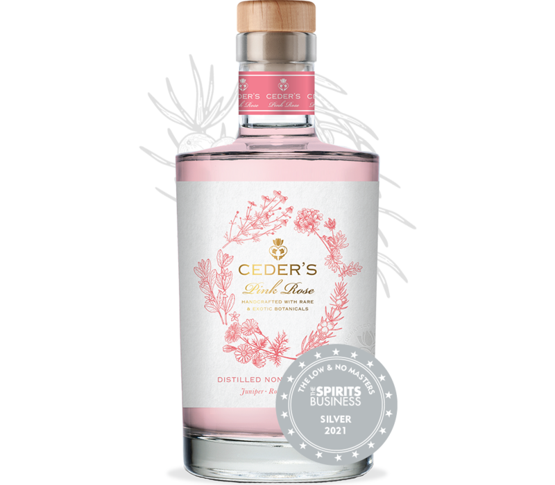 Ceder's Pink Rosé Alcohol-free Gin 50 cl