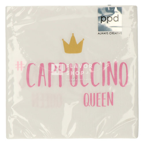 Servietten Cappuccino Queen 