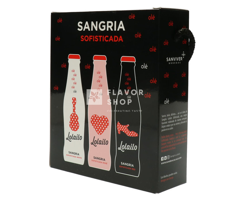 Sangria-Geschenkpaket 3x20cl - Lolailo