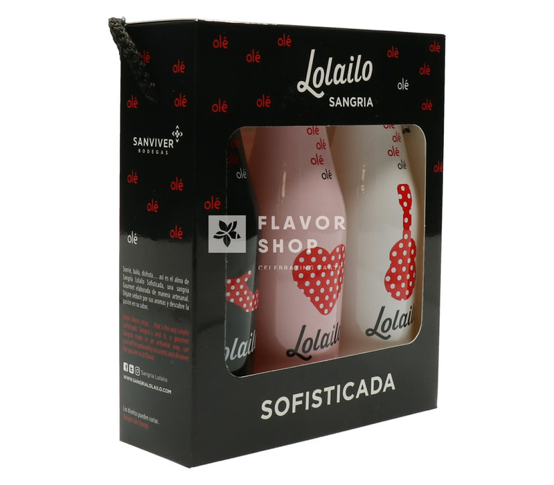 Sangria-Geschenkpaket 3x20cl - Lolailo