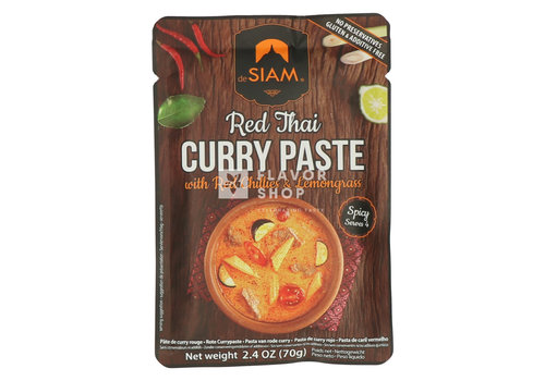 Pate de curry rouge 200g - Siam