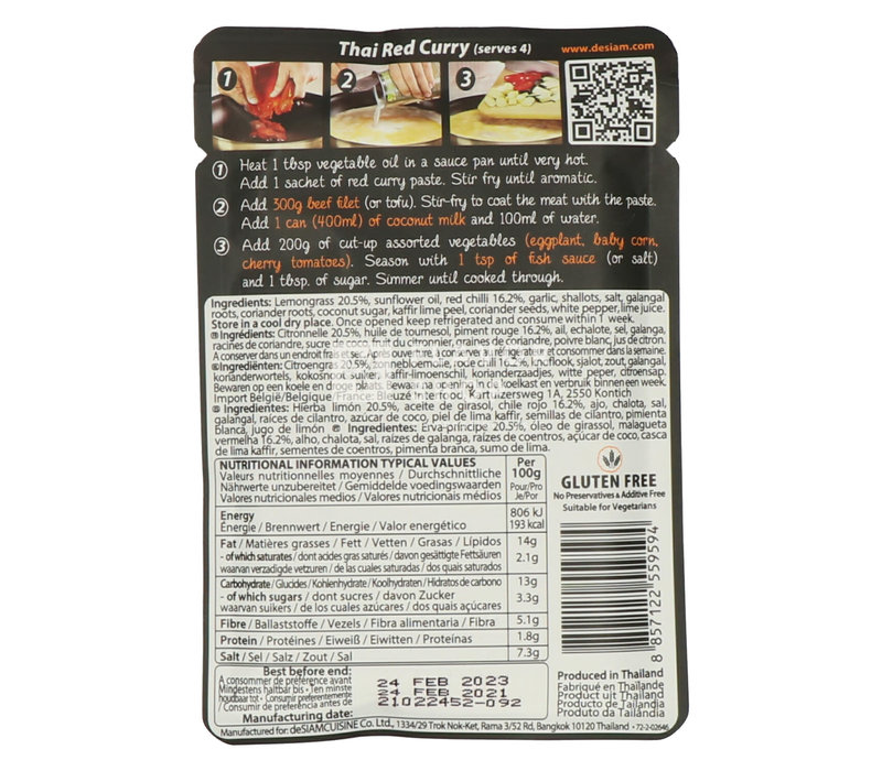 Rote Currypaste 70 g