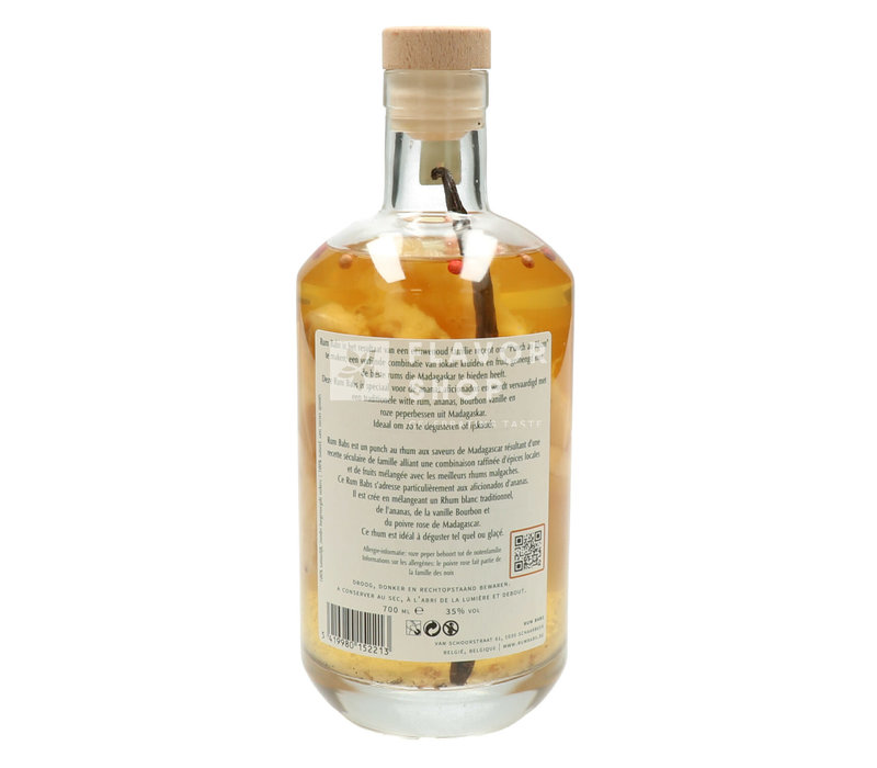 Rum Babs – Ananas, Vanille und rosa Pfeffer 70 cl