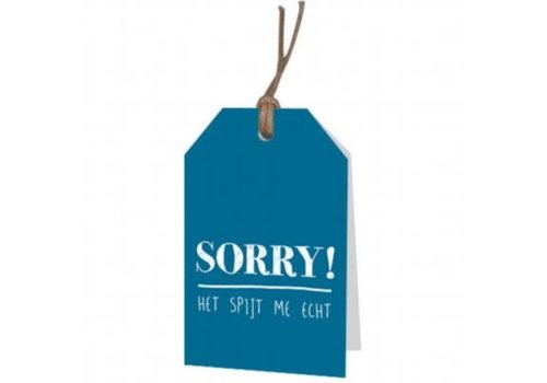 Sorry I'm really sorry greeting card