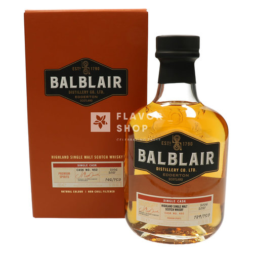 Balblair 2006 Single Cask #452 70 cl 