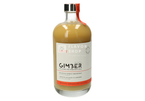 GIMBER Concentré de gingembre bio 700 ml | Boisson sans alcool 100%  biologique à base de gingembre, citron et épices | Jus de gingembre Premium