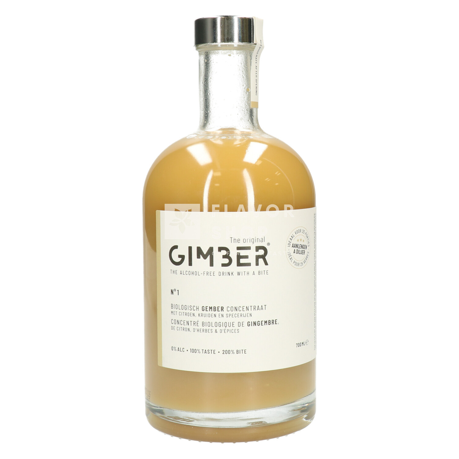GIMBER N°1 Original - 50cl - Spiritueux 0.0% au gingembre
