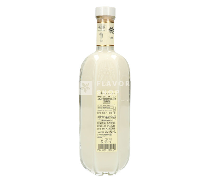 Adriatico Amaretto bianco crushed almonds 70 cl