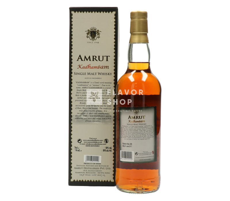 Amrut Kadhambam Single malt 70 cl