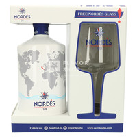 Giftpack Nordes Gin + glas