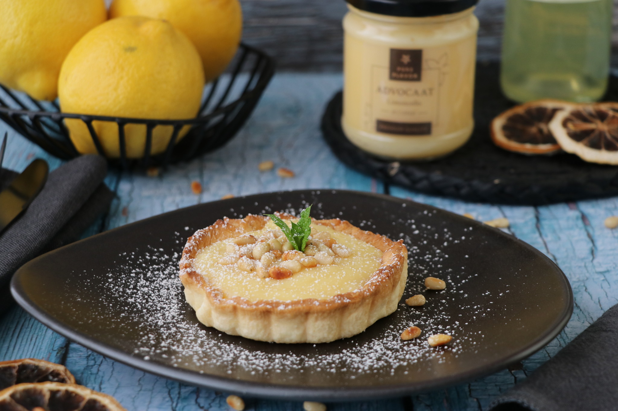 Tarte à l’advocaat limoncello 