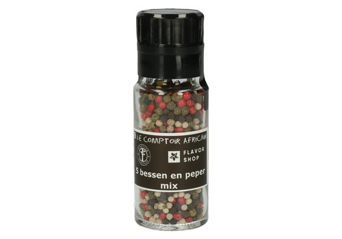 Le Comptoir Africain x Flavor Shop 5 Beeren Pfeffermischung – in schwarzer Mühle 45 g