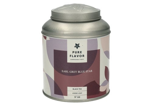 Pure Flavor Earl Grey Blue Star Nr 110 - Zwarte thee Blik 100 g