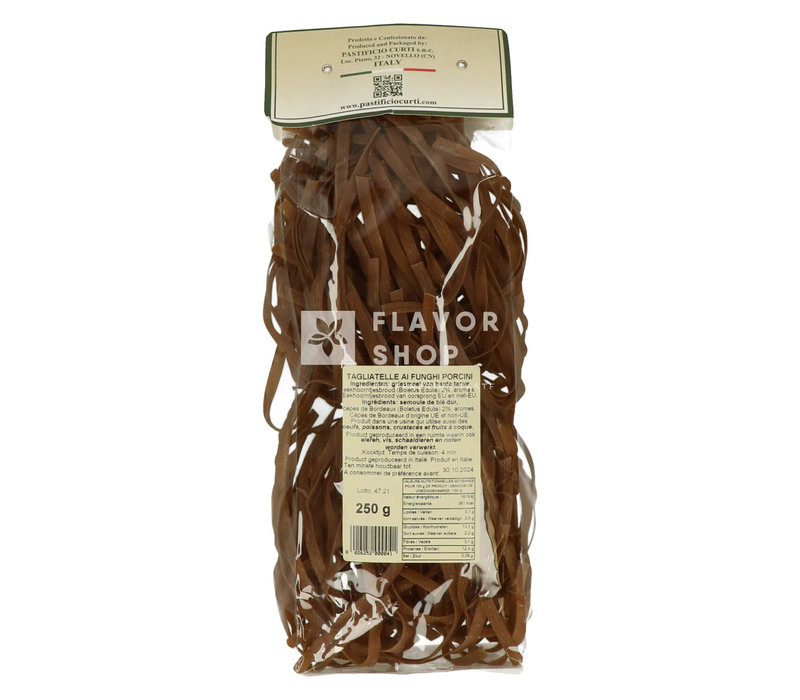 Tagliatelles aux champignons cèpes 250 g