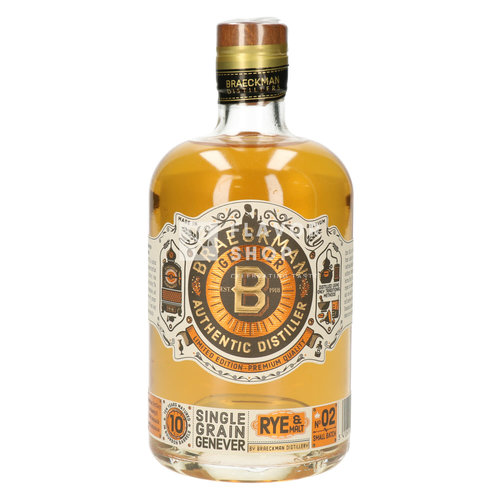 Braeckman Single Grain Genever 50 cl 