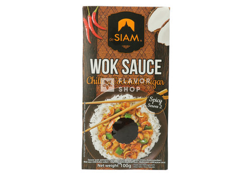 deSIAM Sauce wok Chili et sucre de coco doux 100 g