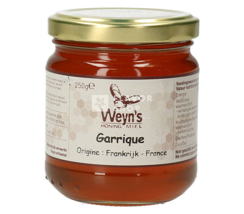 Garrigue Honey 250 g - Weyn's