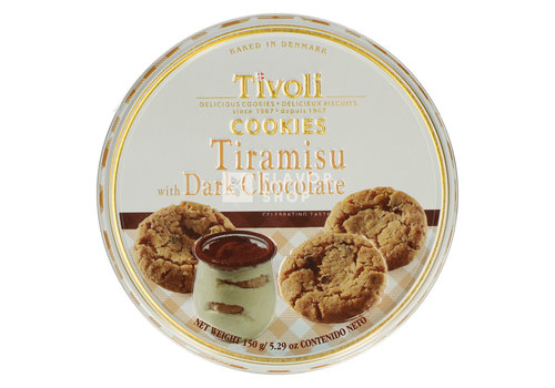 Tivoli Tivoli Tiramisu Butter Cookies Can 150 g