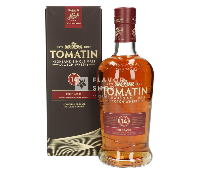 Tomatin Whiskey 14y Port Cask 70 cl