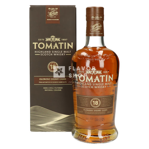 Whisky Tomatin 18 ans 70 cl 