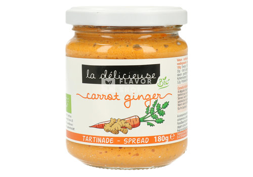 La Délicieuse Sauce Végétarienne Carotte Gingembre 180 g