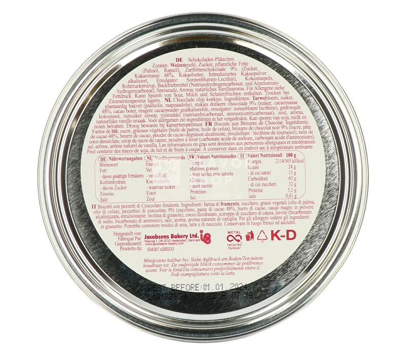 Peter Rabbit Dosen - Schokoladenkekse 150g