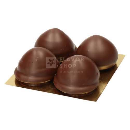 Ambachtelijke chocoladezoenen fondant  4 stuks - 150 g 