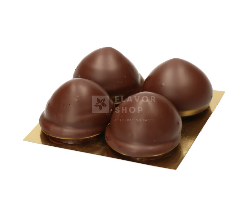 Traditioneller Fondant mit Schokoladenküssen, 4 Stück – 150 g