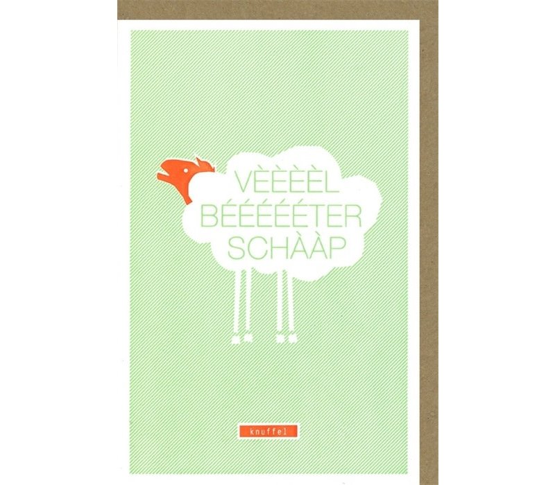 Bééterschaap greeting card