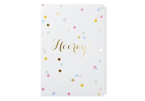 Papette Confetti Hooray! greeting card