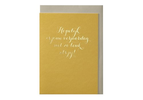 Papette Hopefully your birthday is as fun as you are! greeting card