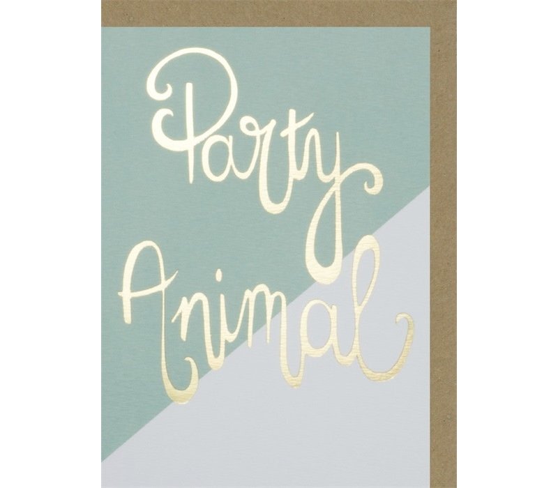 Party Animal greeting card