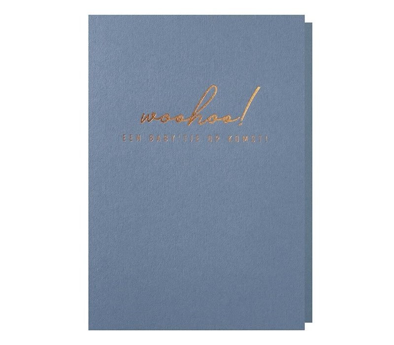 Woohoo! A baby greeting card